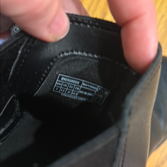 Vionic Black Ankle Booties with Chelsea Style - Picture 2 of 4